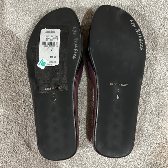 Sesto Meucci Black/Purple Sandals 7M - Picture 3 of 4